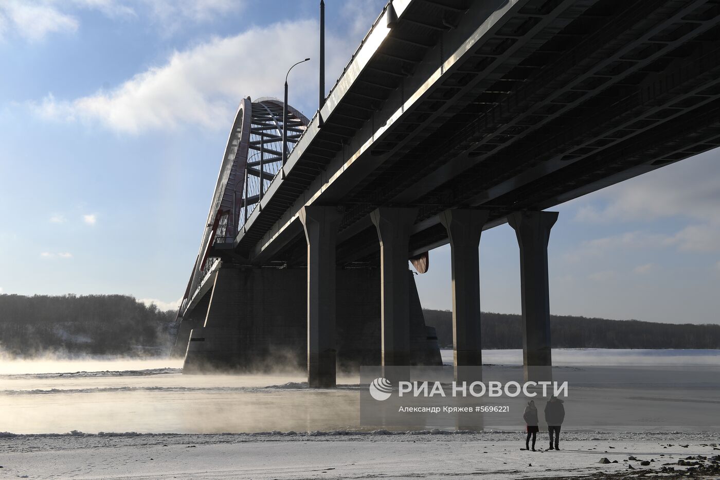 Первые морозы в Новосибирске