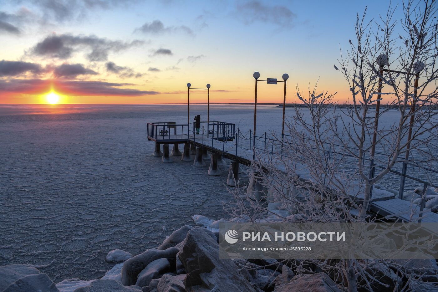 Первые морозы в Новосибирске