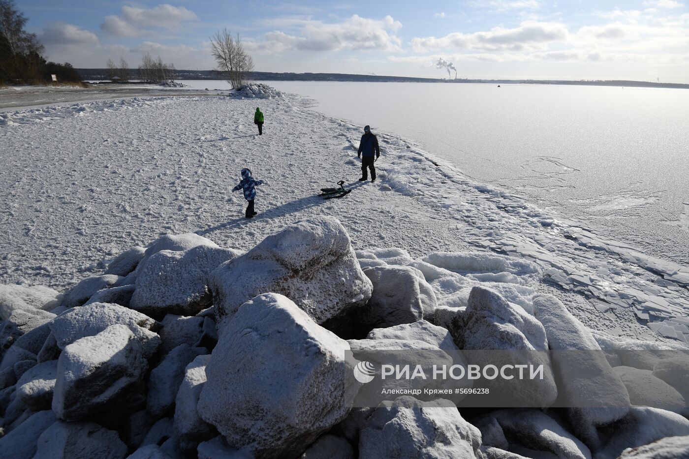 Первые морозы в Новосибирске