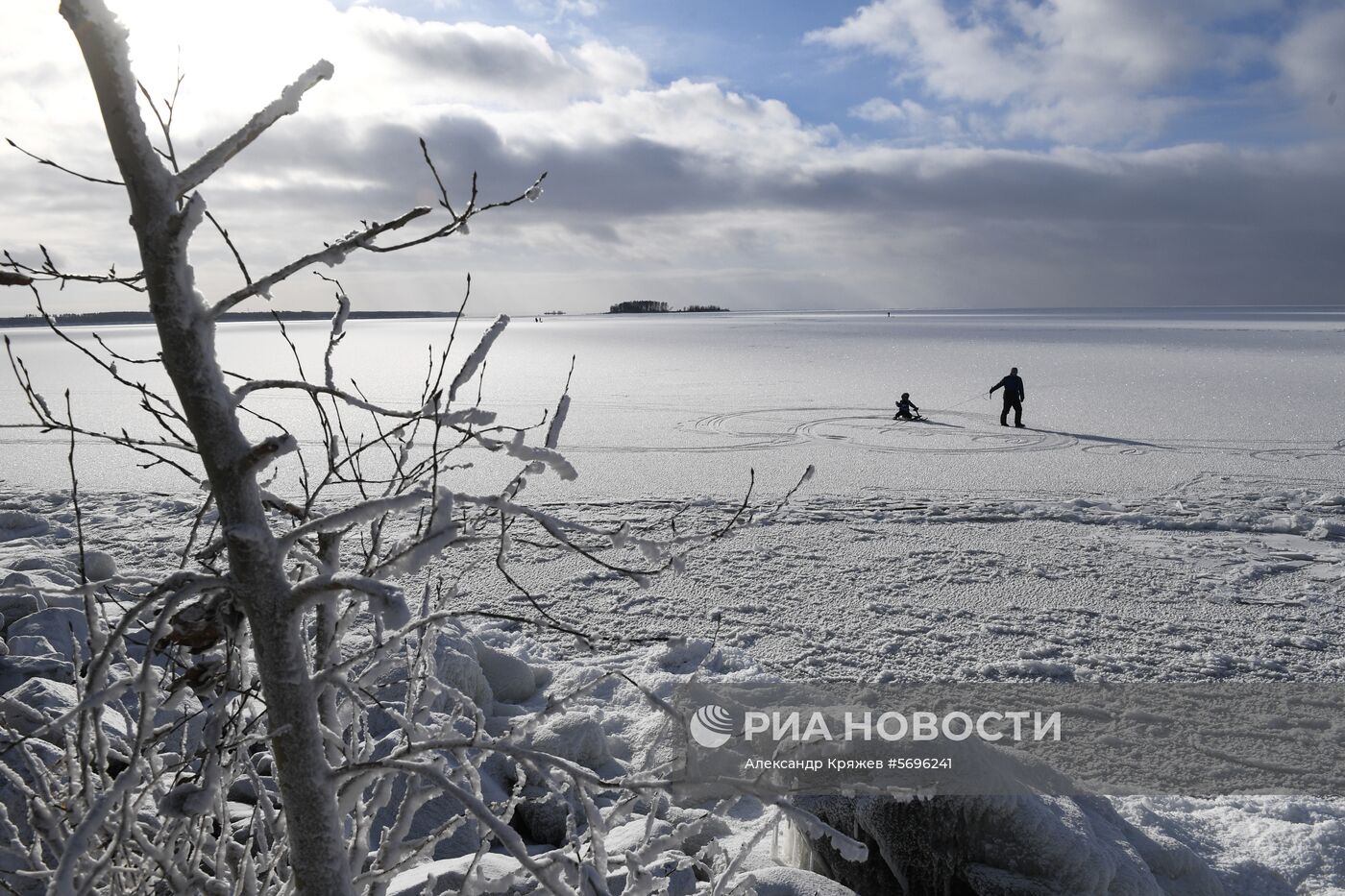 Первые морозы в Новосибирске