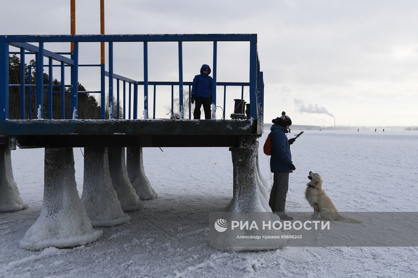 Первые морозы в Новосибирске