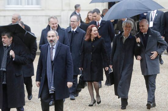 Мероприятия в Париже в честь 100-летия окончания I мировой войны