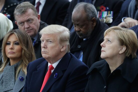 Мероприятия в Париже в честь 100-летия окончания I мировой войны