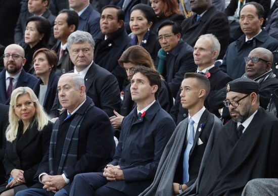 Мероприятия в Париже в честь 100-летия окончания I мировой войны