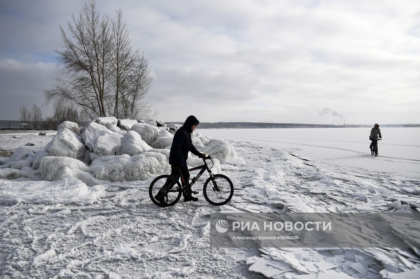 Первые морозы в Новосибирске