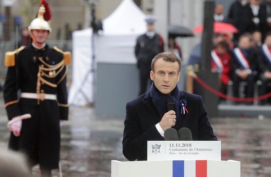 Мероприятия в Париже в честь 100-летия окончания I мировой войны