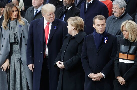 Мероприятия в Париже в честь 100-летия окончания I мировой войны