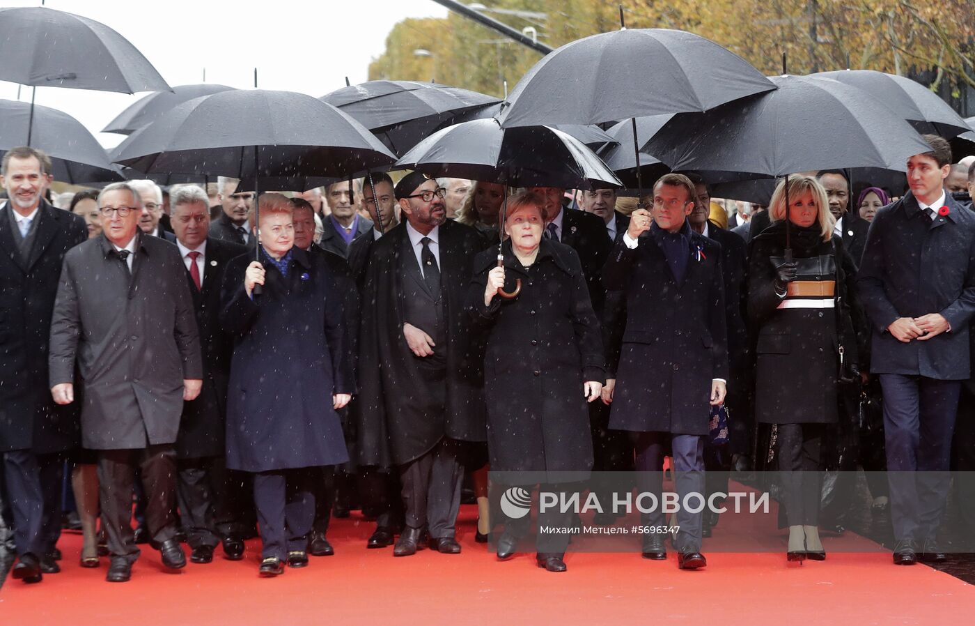 Мероприятия в Париже в честь 100-летия окончания I мировой войны