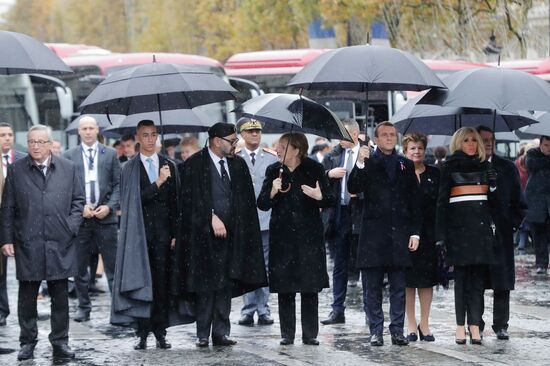 Мероприятия в Париже в честь 100-летия окончания I мировой войны