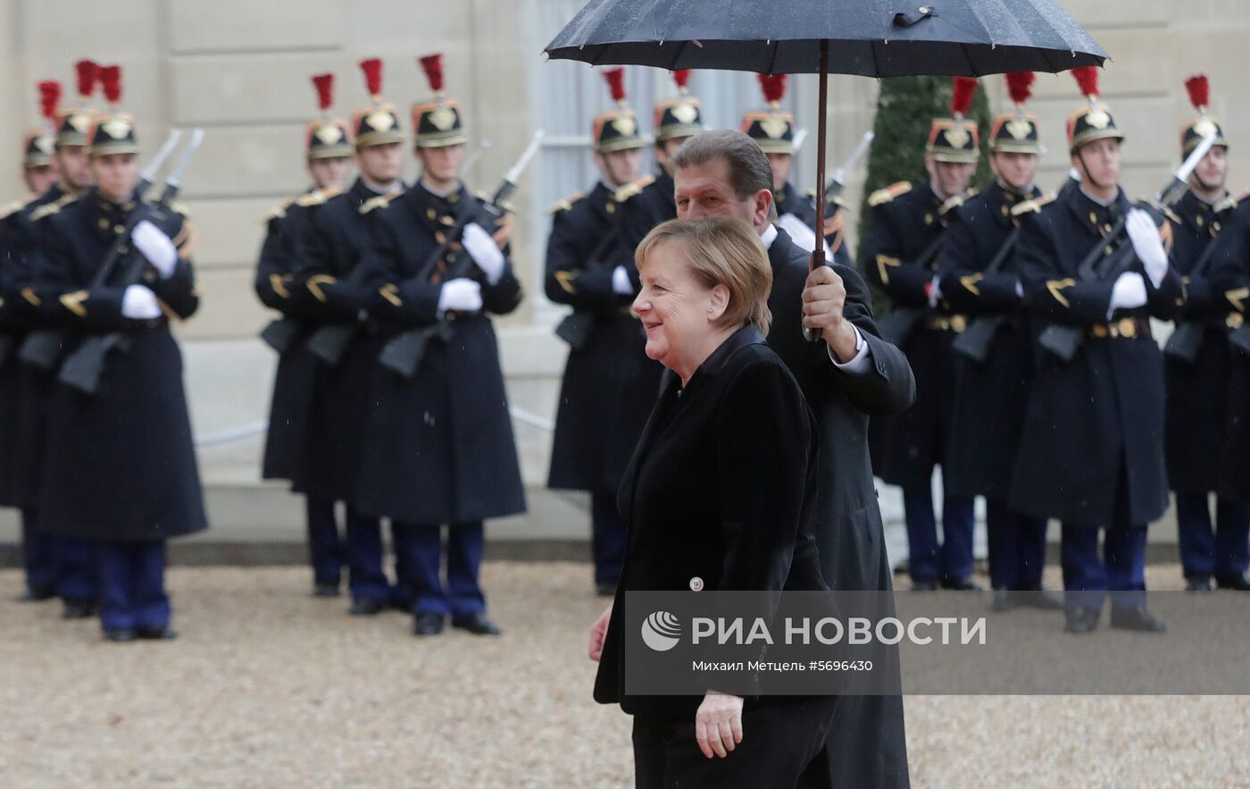 Прибытие глав делегаций на торжества по случаю 100-летия окончания I мировой войны