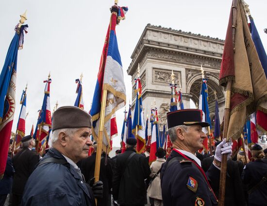 Мероприятия в Париже в честь 100-летия окончания I мировой войны
