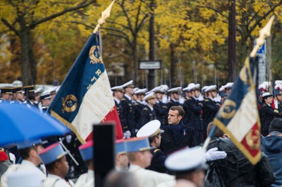 Мероприятия в Париже в честь 100-летия окончания I мировой войны