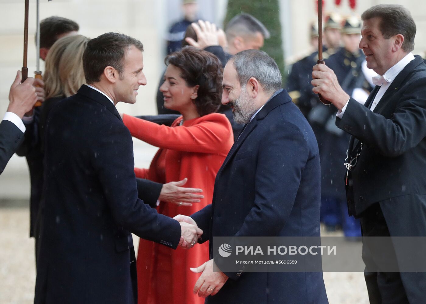 Прибытие глав делегаций на торжества по случаю 100-летия окончания I мировой войны