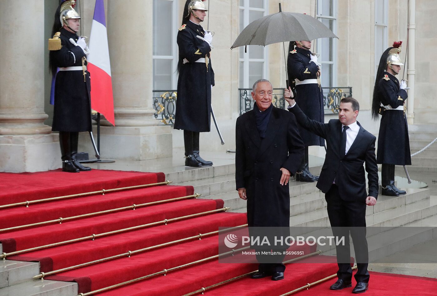 Прибытие глав делегаций на торжества по случаю 100-летия окончания I мировой войны