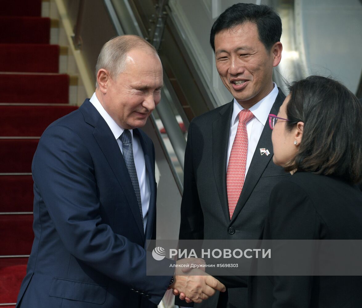 Визит президента РФ В. Путина в Сингапур