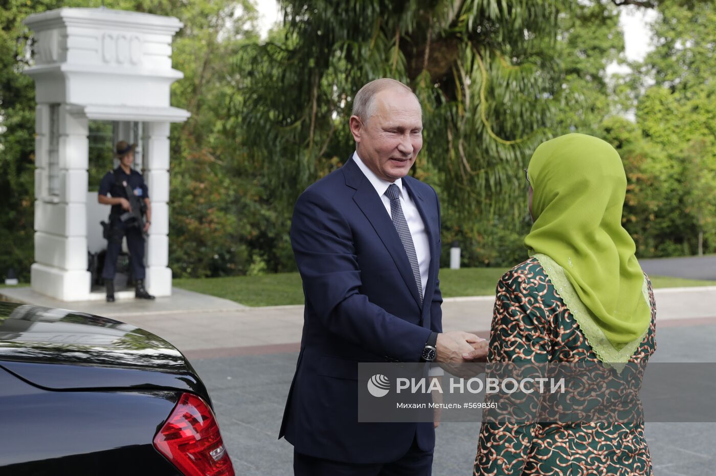 Визит президента РФ В. Путина в Сингапур