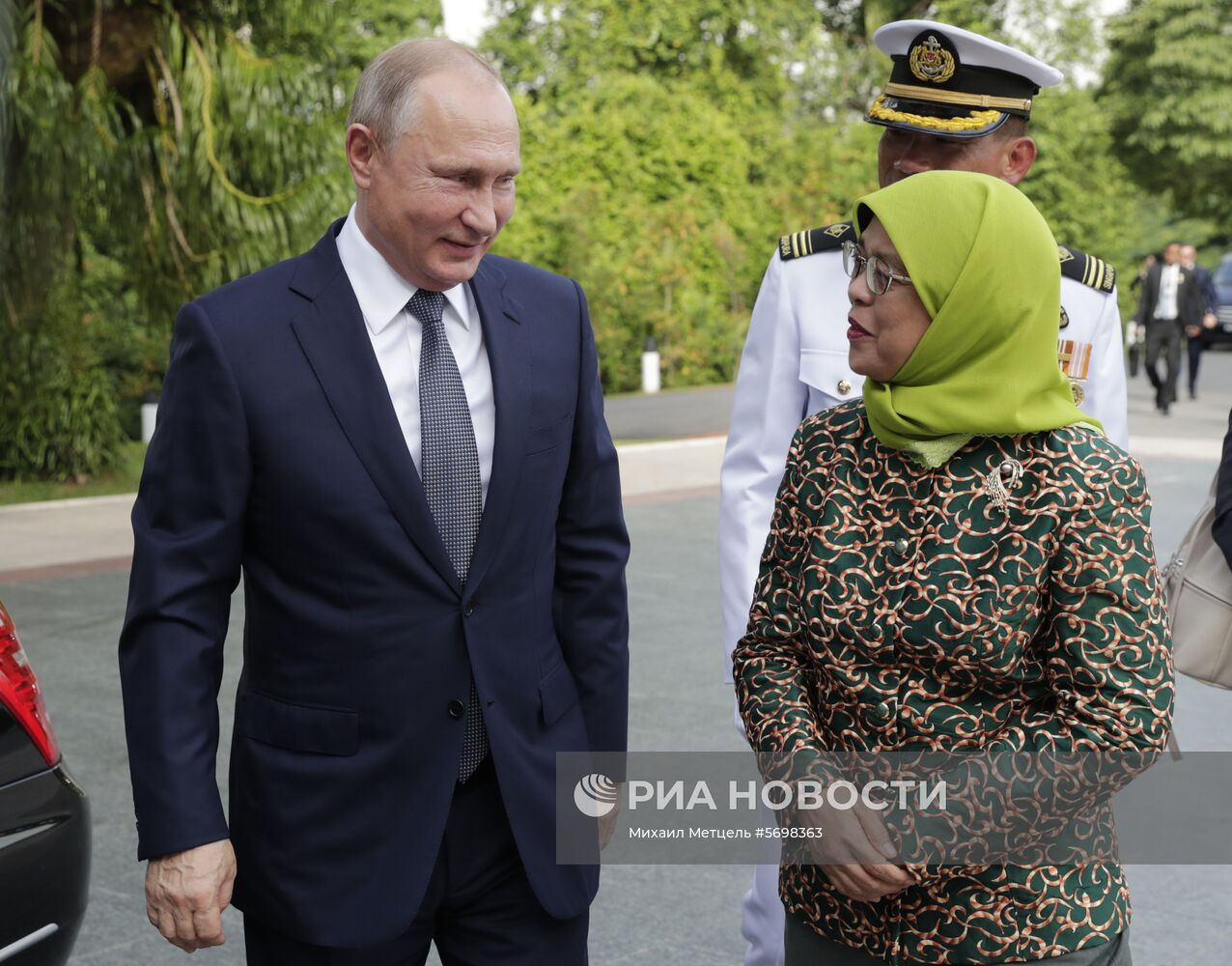 Визит президента РФ В. Путина в Сингапур