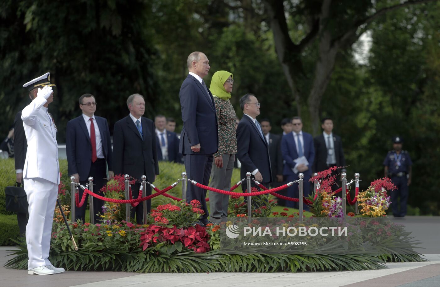 Визит президента РФ В. Путина в Сингапур
