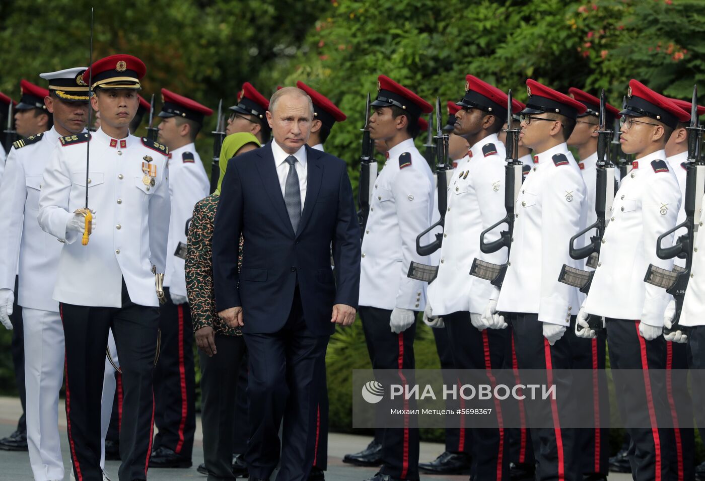 Визит президента РФ В. Путина в Сингапур