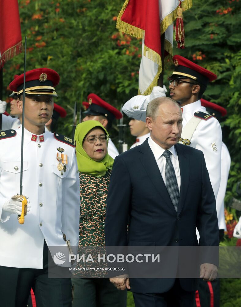 Визит президента РФ В. Путина в Сингапур
