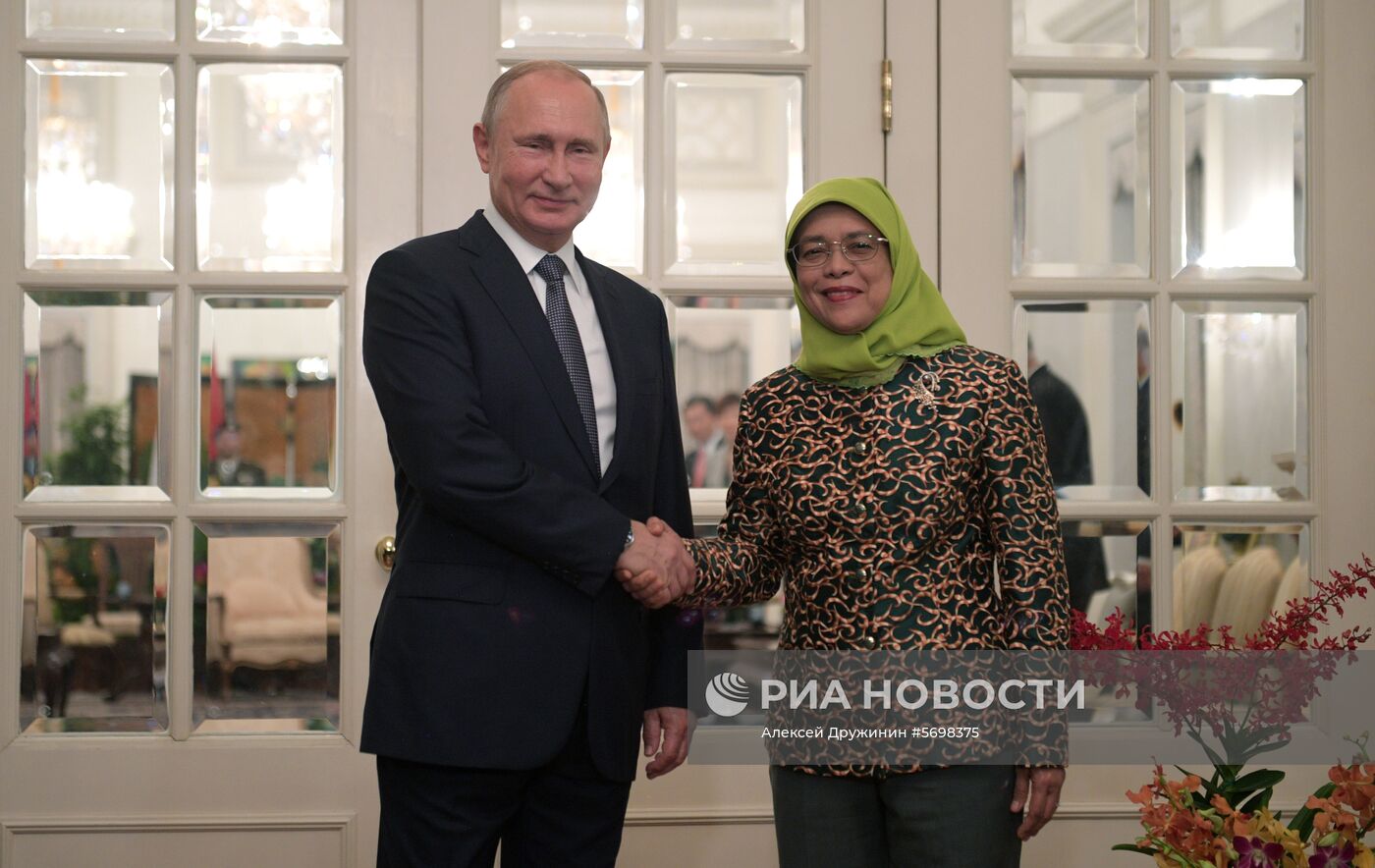 Визит президента РФ В. Путина в Сингапур