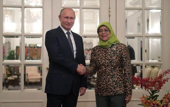 Визит президента РФ В. Путина в Сингапур