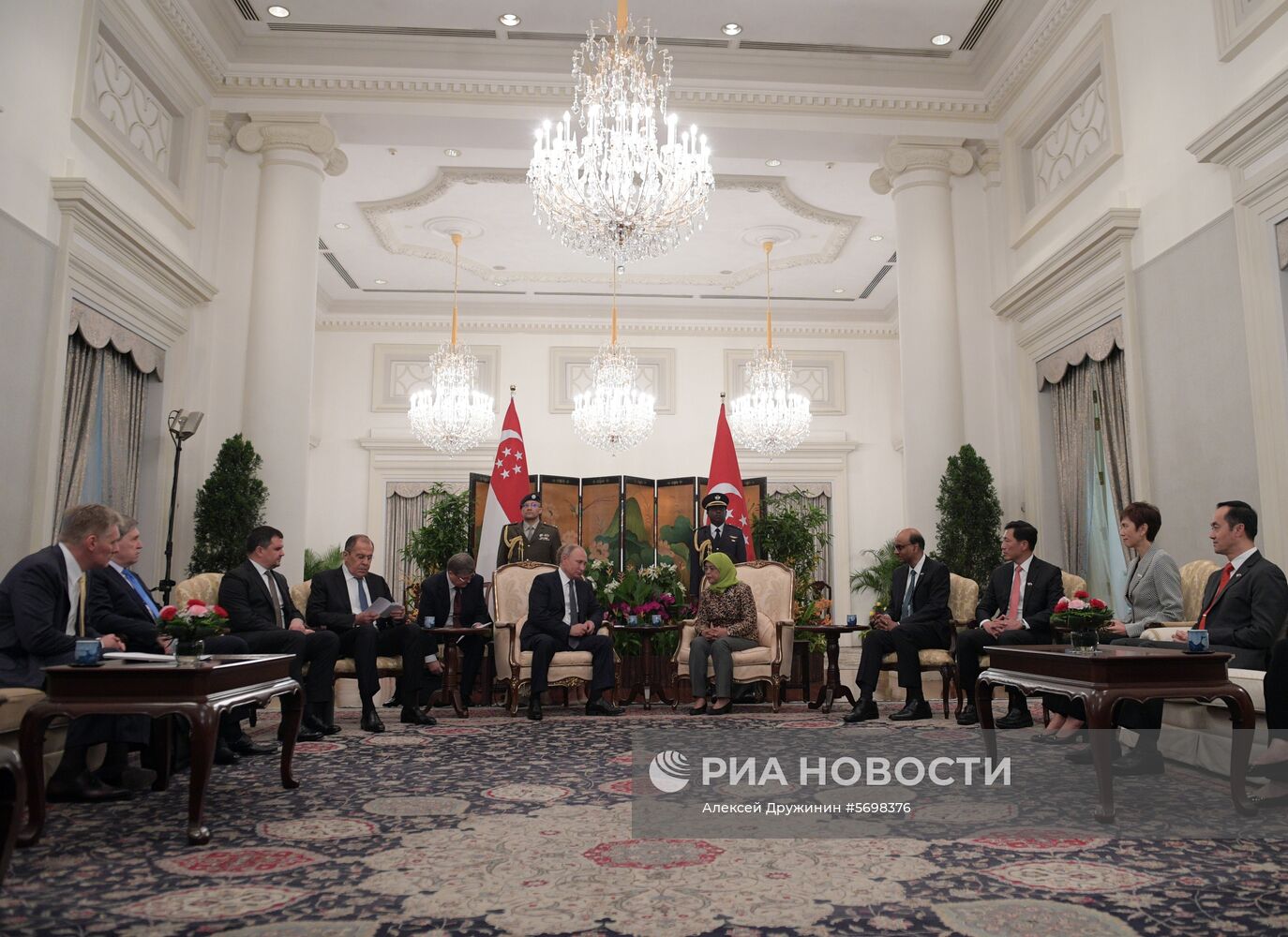 Визит президента РФ В. Путина в Сингапур