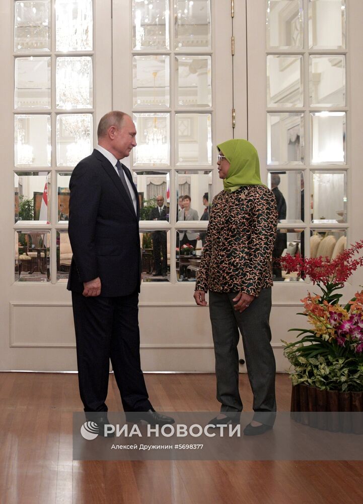 Визит президента РФ В. Путина в Сингапур