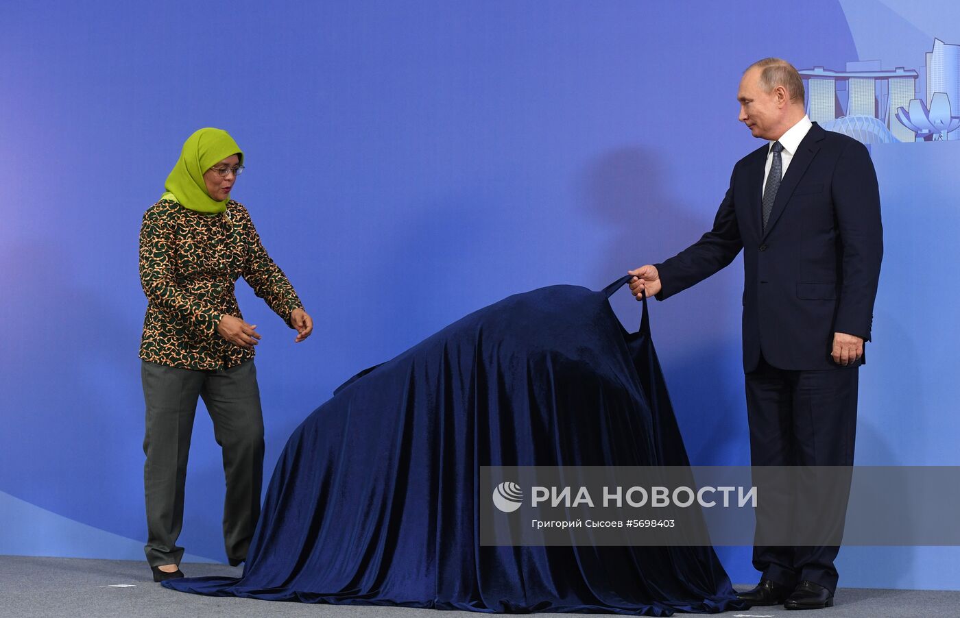 Визит президента РФ В. Путина в Сингапур