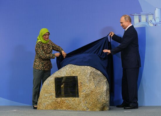 Визит президента РФ В. Путина в Сингапур