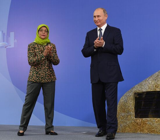 Визит президента РФ В. Путина в Сингапур