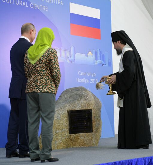 Визит президента РФ В. Путина в Сингапур