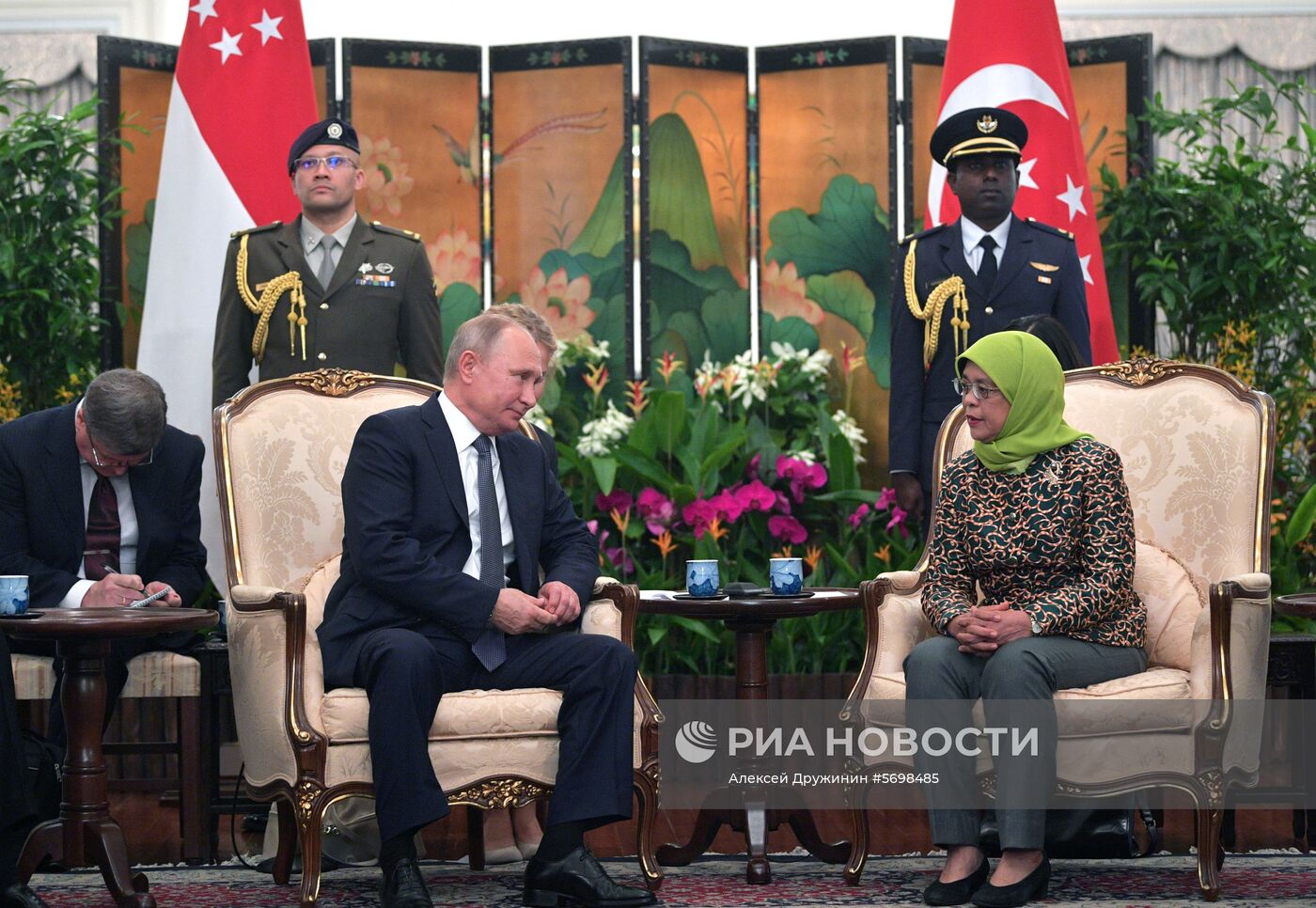 Визит президента РФ В. Путина в Сингапур