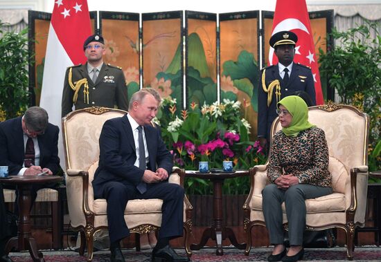 Визит президента РФ В. Путина в Сингапур