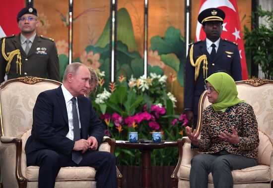 Визит президента РФ В. Путина в Сингапур
