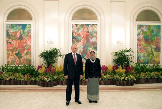 Визит президента РФ В. Путина в Сингапур