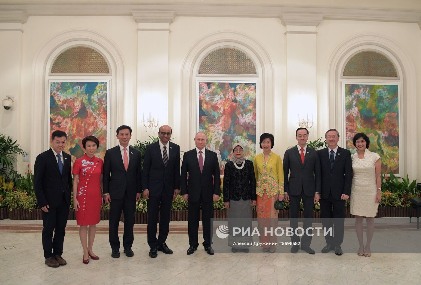Визит президента РФ В. Путина в Сингапур