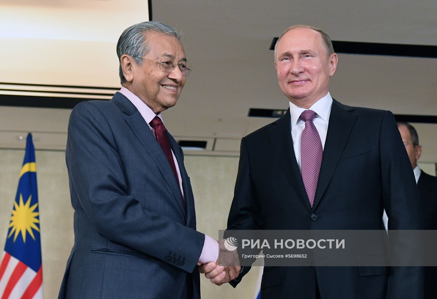 Визит президента РФ В. Путина в Сингапур