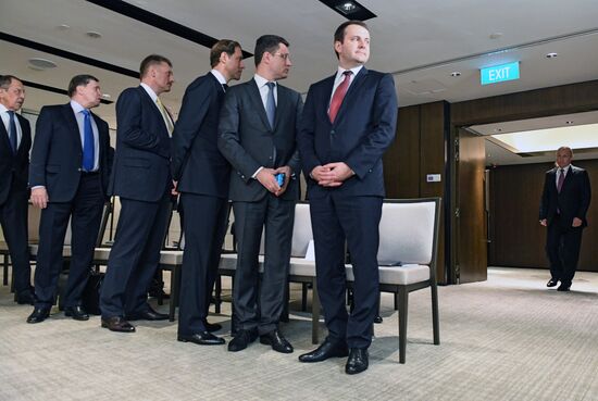 Визит президента РФ В. Путина в Сингапур