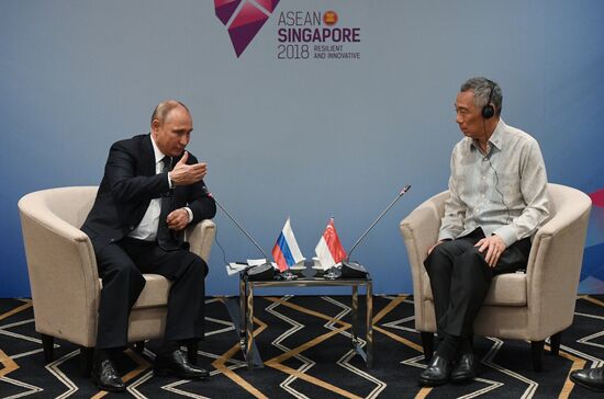 Визит президента РФ В. Путина в Сингапур. День второй