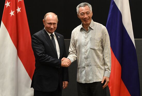 Визит президента РФ В. Путина в Сингапур. День второй