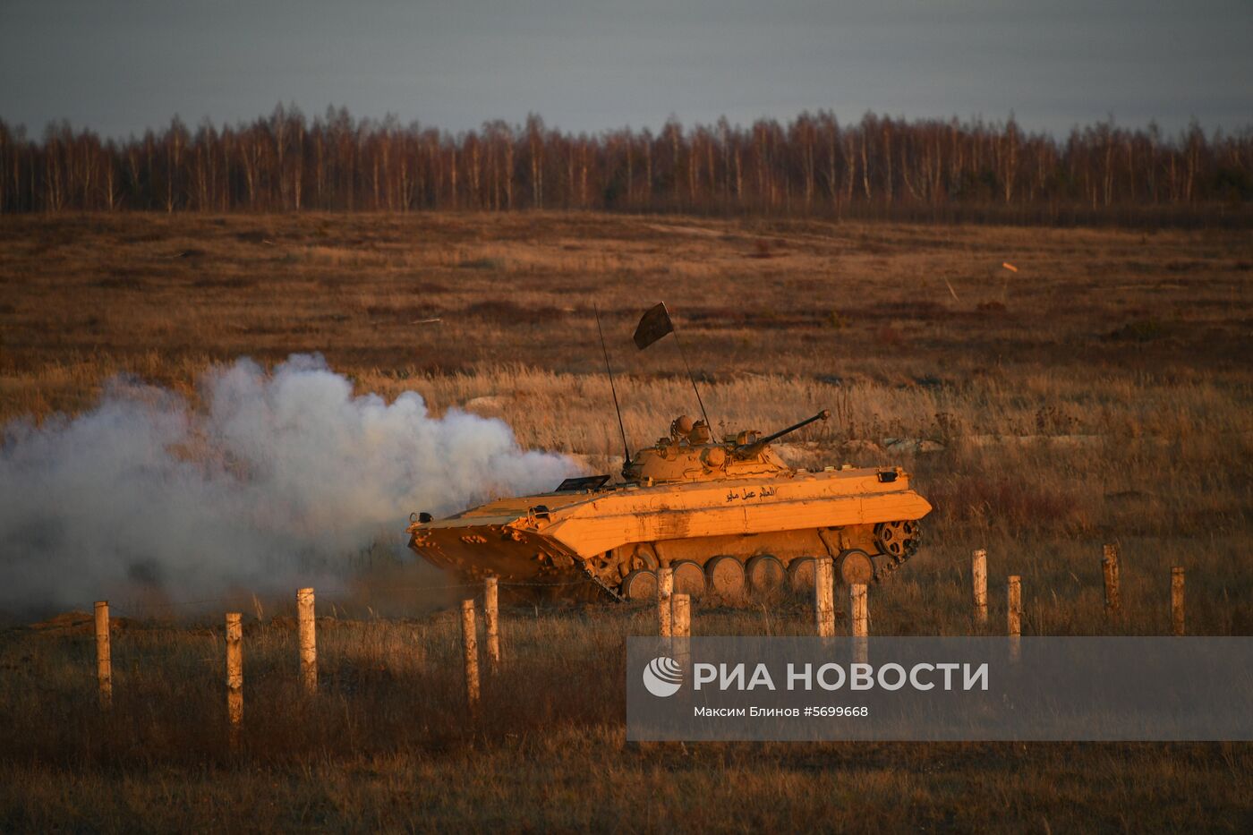 Сборы главного автобронетанкового управления на полигоне в Мулино