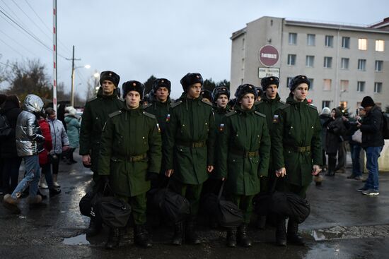 Осенний призыв на военную службу в Крыму 