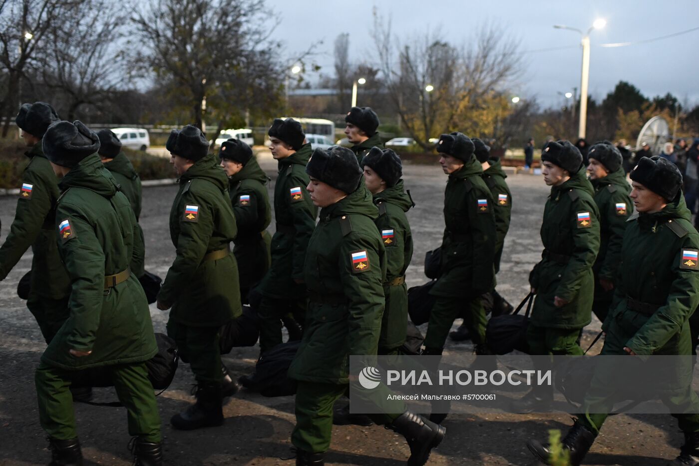 Осенний призыв на военную службу в Крыму 