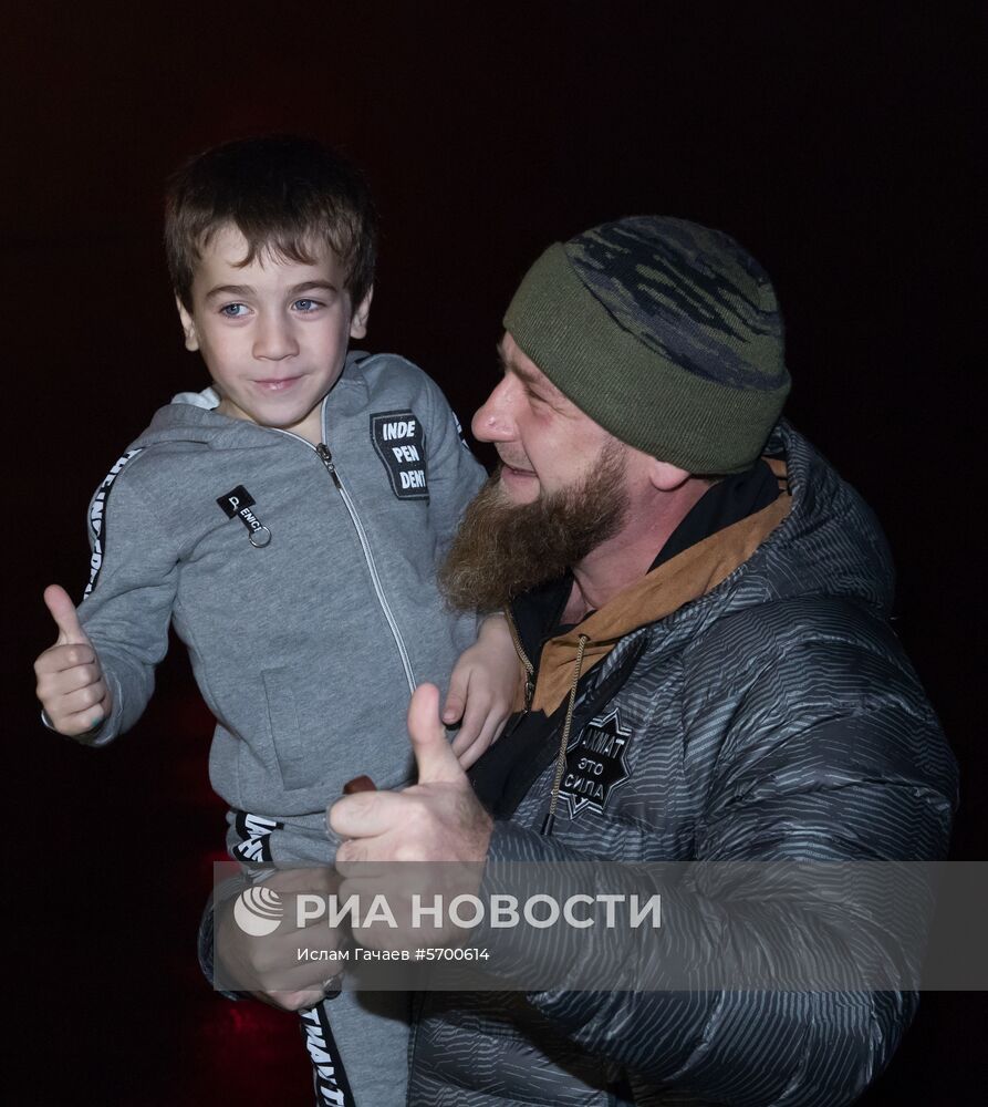 Пятилетний житель чеченского села Дуба-Юрт Рахим Куриев