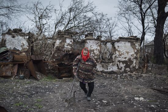 Ситуация в поселках Саханка и Зайцево Донецкой области