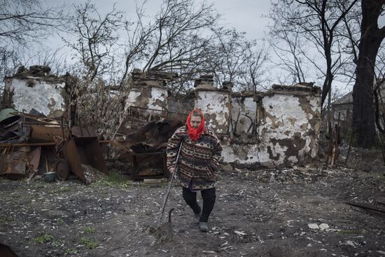 Ситуация в поселках Саханка и Зайцево Донецкой области