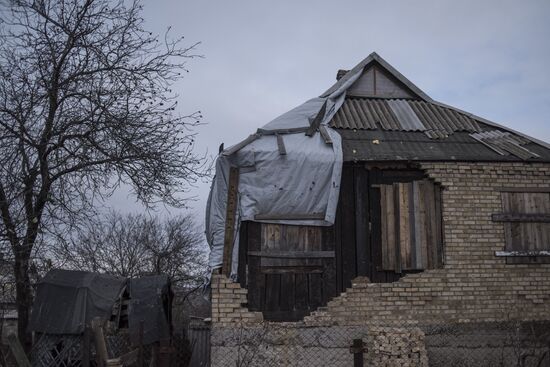 Ситуация в поселках Саханка и Зайцево Донецкой области
