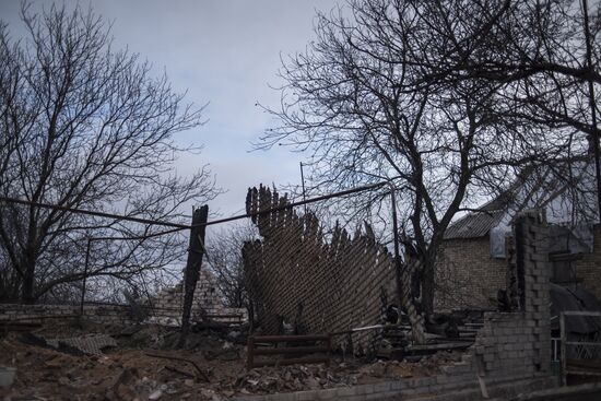 Ситуация в поселках Саханка и Зайцево Донецкой области