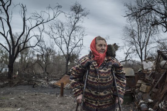 Ситуация в поселках Саханка и Зайцево Донецкой области